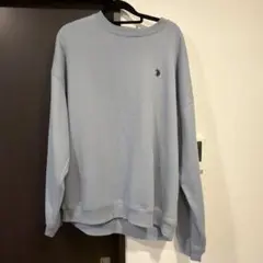 U.S. POLO ASSN. ライトブルースウェット M
