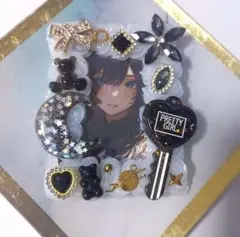 ホイップデコ トレカケース 黒 金