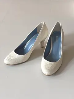 BENIR ブライダルシューズ 39(24.5cm) 7cmヒール　パンプス