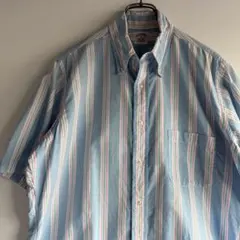 80's USA製 Brooks Brothers マルチストライプB.Dシャツ