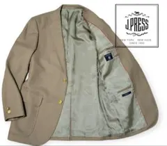 【美品】J.PRESS ベージュ テーラードジャケット