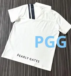 パーリーゲイツ　PGG 半袖ポロシャツ　5 ゴルフウェア