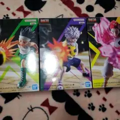 HUNTER×HUNTER フィギュア G.I.編 3個　ゴン　キルア　ヒソカ