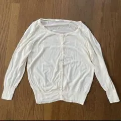 ホワイトクルーカーディガンのサムネイル