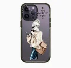 インパクト iPhone14 ProMax ケース グロッシー ブラック 黒