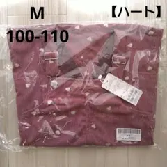 ⑬新品☆プティマイン M 100 110 ハート サロペット コーデュロイ