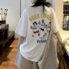 Orion オリオンビール 半袖Tシャツ ホワイト