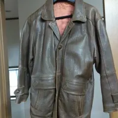 羊革 ブラウンレザージャケット