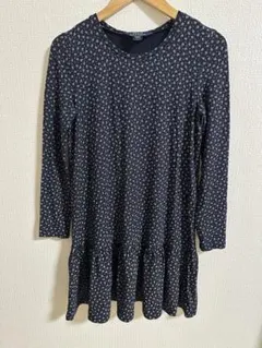 Polo Ralph Lauren 花柄黒ワンピース 150cm ラルフローレン