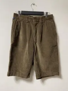 DOCKERS コーデュロイショーツ W38 ブラウン ツータック ワイドのサムネイル