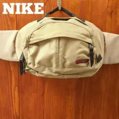 【希少】美品 90s' NIKE Y2K テック系 ウエストバッグ ベージュ