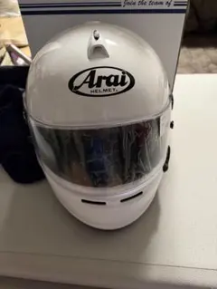 Arai GP-6Sブルーミラーシールド装着 クリアシールドHANSアンカー付き 