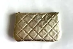 ⭐︎Dr.ci:Labo⭐︎ゴールド キルティングポーチ17×11cm シーラボのサムネイル