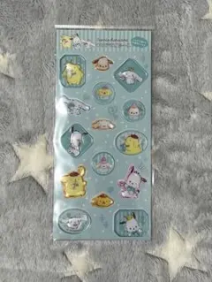 サンリオ すりガラス風シール ポチャッコ ポムポムプリン シナモロール