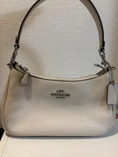 COACH コーチ　ショルダーバッグ　テリ　ハーフムーン　正規品　週末セール