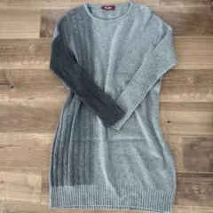 MaxMara グレー ニットワンピース