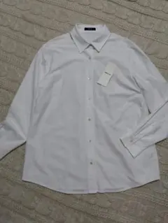 コムサイズム ブラウス シャツ ホワイト Ｌ