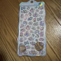 立体シール　ぷくぷくシール　3Ｄ　ボンボンドロップ　みずいろボンボン