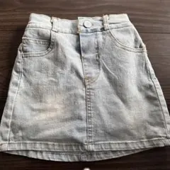 デニムミニスカート 100cm ライトブルー