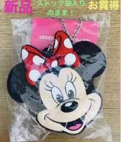 ミニー バッグチャーム　ケース付き　ディズニー　リゾート　×1点