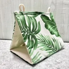 バードテント 夏用 中型インコ ハンドメイド ボタニカル柄 No.261