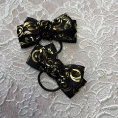 キッズヘアゴムリボン