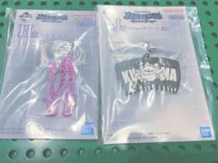 一番くじ　ワンピース　H賞　シルエットキーチェーン　J賞　ラバーアソート