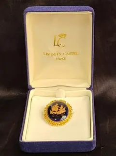 【LIMOGES CASTEL】リモージュキャッスル　ブローチ　マミコ様専用