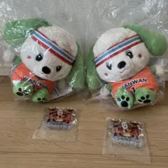 ワンワン　ワンダフルアリーナ　横浜アリーナ　ぬいぐるみ　アクリル　2個セット
