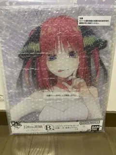 五等分の花嫁 B賞　中野二乃　バストアップアクリルボード　原作イラスト