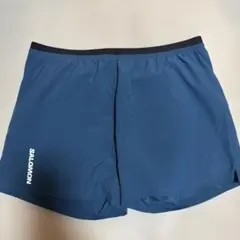 サロモン　パンツ　ランニング　スポーツ　ショーツ　ネイビー　ブルー　ハーフパンツのサムネイル