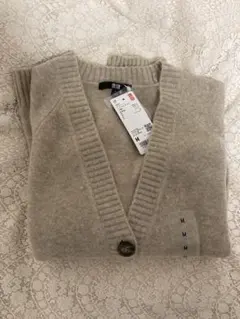ユニクロ　スフレヤーン　ショートカーディガン　Mサイズ　UNIQLO