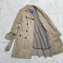 バーバリーブルーレーベル　トレンチコート　ライナー　ノバチェック　ベージュ　M