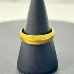 遺品整理⑯くっきりとした２２Ｋ刻印のある甲丸リング（４．１８ｇ） 遺品整理⑯くっきりとした22K刻印のある甲丸リング（4．18g