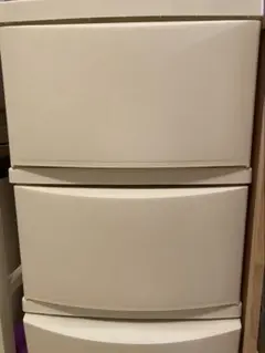 アイリスオーヤマ コロネチェスト 3段 ホワイト CLN-323