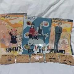 SPY×FAMILY クリアファイル3枚コースタ5個ーシークレット