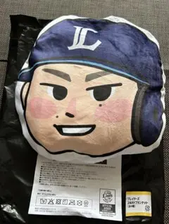ライオンズ プレイヤーズ2WAYブランケット クッション 渡部聖弥　一点
