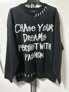 メンズニットプリント