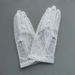 ホワイトレース　ショートグローブ