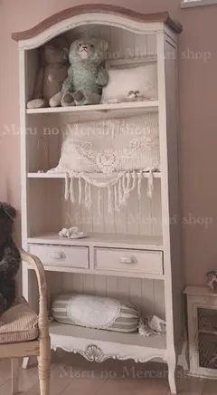 オープンシェルフ アルモワール 猫足 キャビネット ブロカント フレンチスタイル