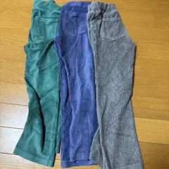 110 ズボン　あたたかい　冬もの　コーデュロイ？3セット
