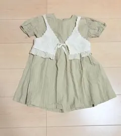 ワンピース　100 ニットビスチェ付