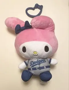 8/12限定】ドジャース＆ハローキティ マイメロディ チャーム Dodgers