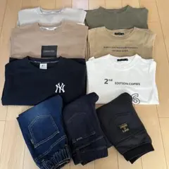 男の子 まとめ売り 130cm 長袖 ズボン ９点セット