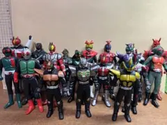 仮面ライダーソフビ人形まとめ売り