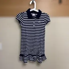 Barbie ストライプ 半袖ワンピース 140A