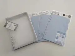 A5 6リングバインダー＆カスタムノートリフィル シール台紙セット