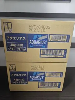 AQUARIUS アクエリアス パウダー 48g×30袋入✖️4箱 - メルカリ