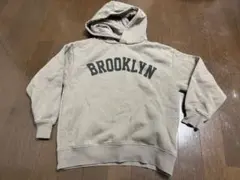 devirock ベージュ プリント トレーナー