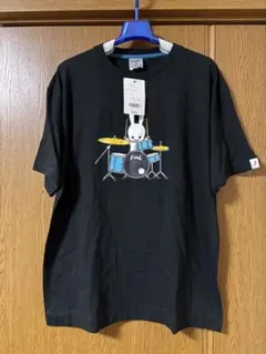 CUNE うさぎ ドラム Tシャツ ブラックのサムネイル